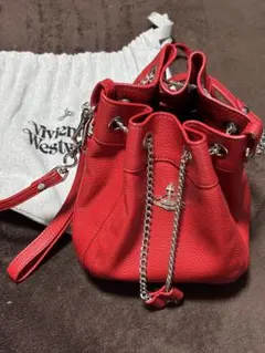 Vivienne Westwood レッド ショルダーバッグ