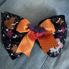 ディズニー　ハロウィン　リボン　ゴム