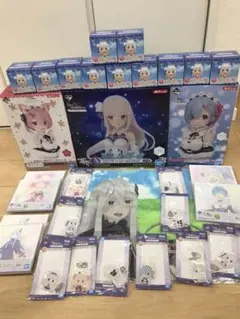 一番くじ Re:ゼロから始める異世界生活　ラストワン、A賞、他セット