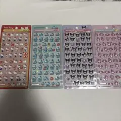 正規品　ボンボンドロップ　mini サンリオ キャラクターシール 4シートセット