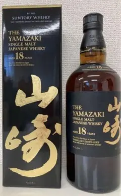 【新品未開封】正規品山﨑18年 Amazon.co.jp: サントリー シングルモルト ウイスキー 山崎18年