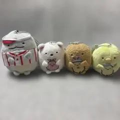 新品タグ付き すみっコぐらし ぬいぐるみ マスコット 4体のサムネイル
