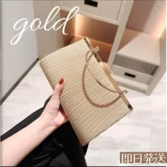 結婚式 バッグ　パーティーバッグ ゴールド　2way ドレス　着物