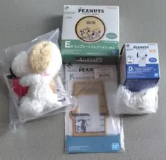 未使用 スヌーピー アンディ 4点 セット 一番 くじ グッズ ちらりんフレンズ