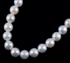 ソーティング付きあこや本真珠【7.0㎜～7.5㎜】艶々ホワイトピンクネックレス