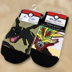 新品　ポケモン　靴下　19-24cm レックウザ　六英雄ウガツホムラ　2足セット
