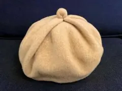 BEAMS BOY ベレー帽 ウール 100% マスタードイエロー 57cm