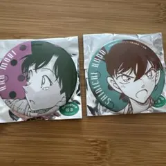名探偵コナン 公式アプリ 缶バッジ 毛利蘭 工藤新一 - メルカリ