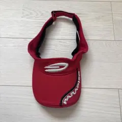 PARADISO テニス サンバイザー レッドのサムネイル