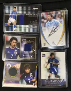 サッカー サイン&ジャージカードセット