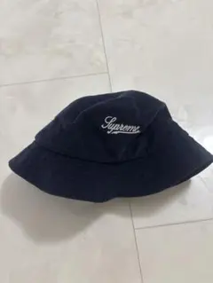 Supreme バケットハット コーデュロイ ネイビー S/M