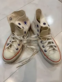 CONVERSE All Star ハイカットスニーカー　オレンジ＆パープルのサムネイル