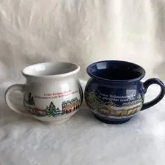 KALDIクリスマスデザイン2018 マグカップ 2個セット