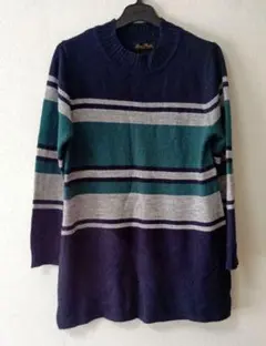 レディース 長袖セーター ニット チュニック Mサイズ 薄手 長袖