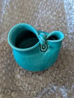 一輪挿し トルコ青 花器