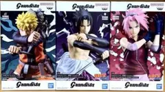 うずまきナルト　うちはサスケ　春野サクラ　フィギュア　grandista