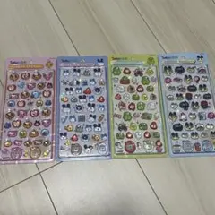 ピ*ン様 ボンボンドロップシール　たまごっち　4種