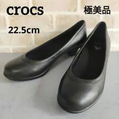 ☆美品☆crocs クロックス 本革　パンプス　22.5cm相当のサムネイル