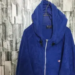 Champion チャンピオン　ジップアップパーカー 青 Lサイズ　＃C-1-9