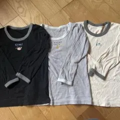 長袖Tシャツ3枚セット110㎝
