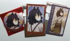 ★鬼滅の刃2026午年箔押し缶バッジ＆フォトカード　伊黒小芭内★