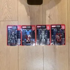 4個セットmarvel ベアブリック賞 ハッピーくじ バラ売り 一番くじ