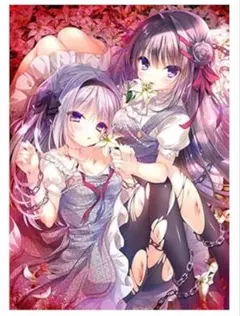 バグシステム るび様 真愛の百合は赤く染まる 初回特典B2タペストリー
