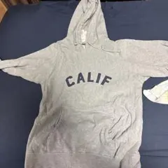 CALIF ロゴ プルオーバーパーカー グレー