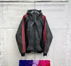 アディダス × サグクラブ コラボ フーデッドジャケット L