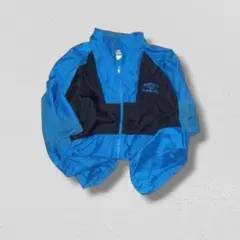 ▪️90s UMBRO アンブロ ナイロンジャケット 大き目 ビンテージ 青 黒