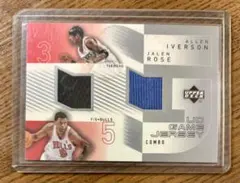 02-03 UD Game Jersey Combos Iverson/Rose