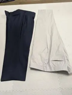 Brooks brothers ベージュ ネイビー スラックス 2点セット