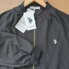 U.S. POLO ASSN. 薄手ブルゾン Mサイズ　チャコールグレー