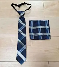 男子　フォーマル　ネクタイとポケットハンカチ