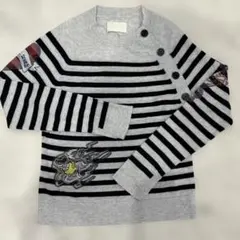 Zadig & Voltaire】ボーダーニット カシミヤ スパンコール - メルカリ