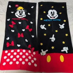 ミッキー・ミニー キャラクタータオルセット