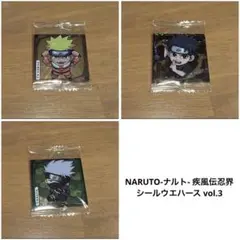 ナルトシスイカカシNARUTO-ナルト- 疾風伝 忍界シールウエハースvol.3