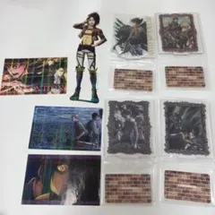 【8点まとめ売り】未開封品あり進撃の巨人 アクスタ シール リヴァイミカサエレン
