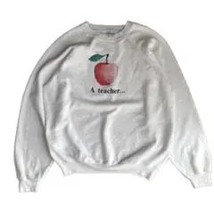 80s 90s USA製 Hanes リンゴ　スウェット