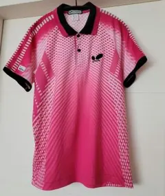 卓球ユニフォーム ピンク系 バタフライButterfly 男女兼用 Mサイズ