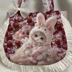 着ぐるみねこちゃん　ころりんトートバッグ