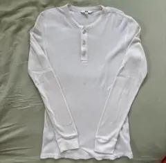 UNIQLO ワッフルヘンリーネックTシャツ サーマル ボックスカット