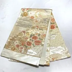 未使用 袋帯 正絹 西陣織 金銀糸 鳳凰 吉祥花文様 礼装用 - メルカリ