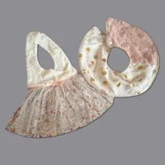 フラワープリントスタイ・よだれかけ