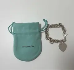 T04/112TIFFANY&Coティファニー 925 ハートタグブレスレット - メルカリ