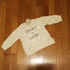 92 トレーナー　スエット　ラメ　刺繍　水玉