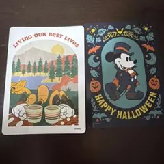 匿名配送 ディズニー ハロウィン ミッキー カード あいこじゃんけん