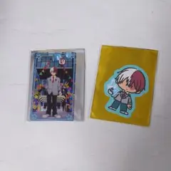 ヒロアカ　オープンスクール　轟焦凍　ラバーキーホルダー　クリアカード　風船