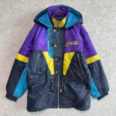 【ウインディシティ】 カラーブロック スノー ジャケット スキーウエア (150