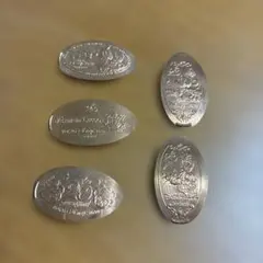 ディズニーランド　ディズニーシー　スーベニアメダル　５枚セット